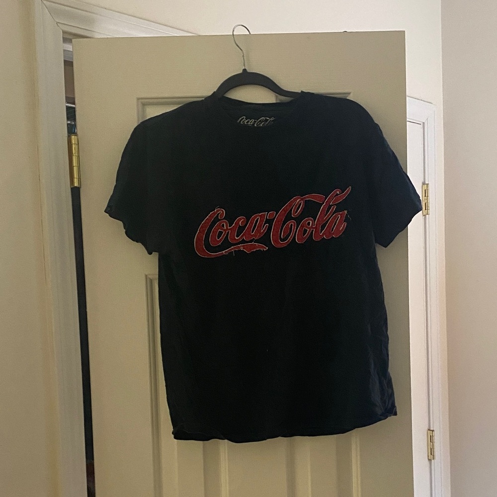 Coca-Cola Black Tee with Red Logo